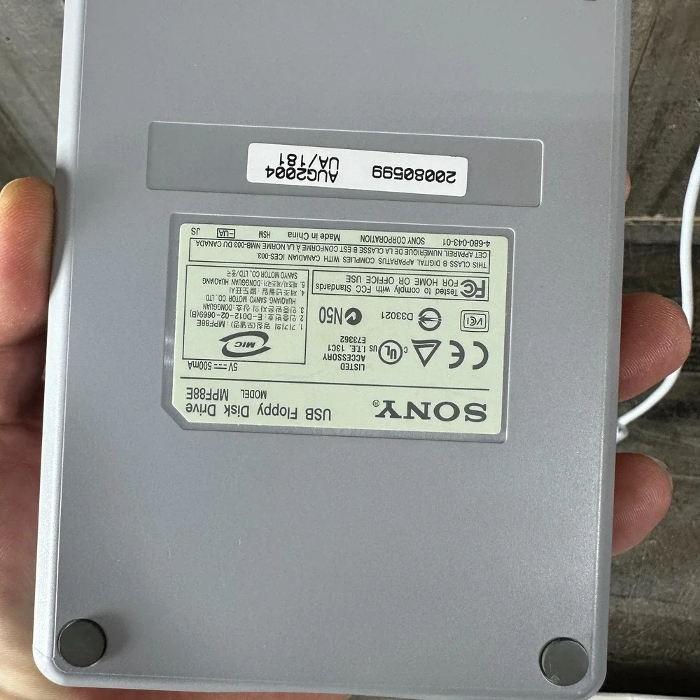 Sony 2X FDD MPF88E-UA USB External 3.5
